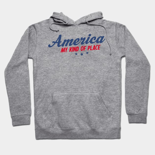 America my kind of place Hoodie by Blister